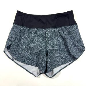 Athleta Run With It Shorts 3.5 Inseam Black Static Size XXS Lined